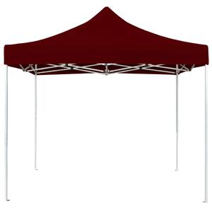 Profesjonalny namiot imprezowy, aluminium, 2x2 m, bordowy