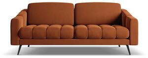 Pomarańczowa aksamitna sofa 202 cm Nalu – Makamii