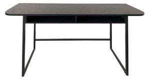 Czarna konsola w dekorze jesionu 40x140 cm Darlington – Actona