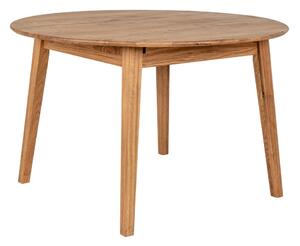 Okrągły rozkładany stół z litego drewna dębowego ø 118 cm Metz – House Nordic