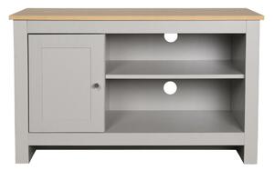 Szaro-naturalna szafka pod TV w dekorze dębu 95x58 cm Emerald – Støraa