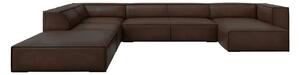 Ciemnobrązowy skórzany narożnik (lewostronny) Madame – Windsor & Co Sofas