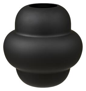 Czarny szklany wazon (wysokość 20 cm) Vera – House Nordic