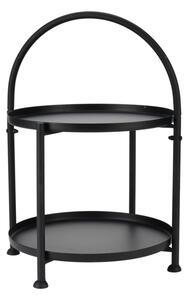 Stolik pomocniczy czarny 45 cm