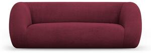 Bordowa sofa z materiału bouclé 210 cm Essen – Cosmopolitan Design