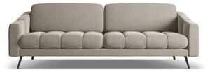 Beżowa aksamitna sofa 238 cm Nalu – Makamii