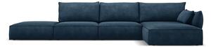 Ciemnoniebieski narożnik (prawostronny) Vanda – Mazzini Sofas