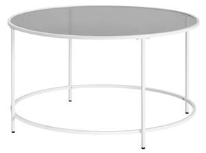 Okrągły szklany stolik kawowy 84 cm