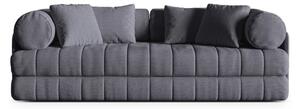 Ciemnoszara rozkładana sofa z materiału bouclé 206 cm Kemi – Cosmopolitan Design