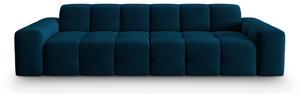 Ciemnoniebieska aksamitna sofa 255 cm Kendal – Micadoni Home