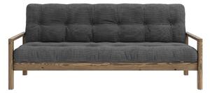 Antracytowa rozkładana sofa 205 cm Knob – Karup Design