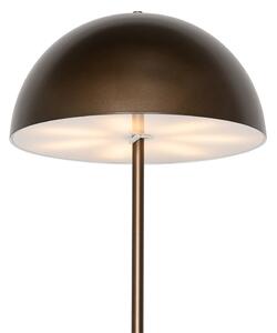 Zewnetrzna Zewnętrzna lampa podłogowa w kolorze ciemnego brązu, ładowalna, z 3-stopniowym ściemnianiem - Keira Oswietlenie zewnetrzne