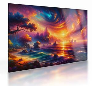 Obraz na szkle - Magiczny świat (70x50 cm)