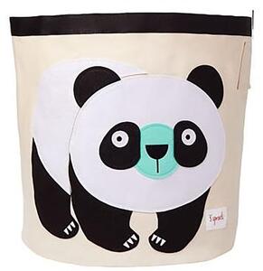 3 Sprouts Kosz na Zabawki Panda