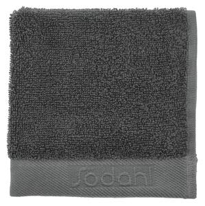 Ciemnoszary bawełniany ręcznik frotte 30x30 cm Comfort – Södahl
