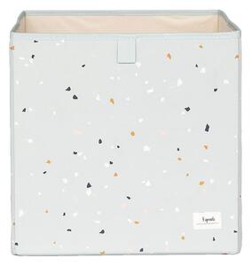 3 Sprouts Pudełko na Zabawki Recycled Terrazzo Green