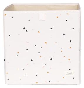 3 Sprouts Pudełko na Zabawki Recycled Terrazzo Cream