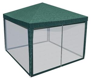 GOTEL Altana ogrodowa z moskitier 3x3 m – zielony namiot imprezowy