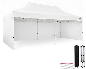 Namiot weselny 3x6, wodoodporny namiot imprezowy 330 g/m², stalowa konstrukcja + 3 ciany
