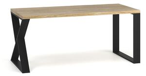 Drewniany stół w stylu industrialnym 150 x 70 - Akmi