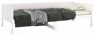 Białe drewniane łóżko dzienne 90x200 - Barry