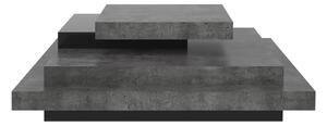 Szary stolik w dekorze betonu 110x110 cm Slate – TemaHome