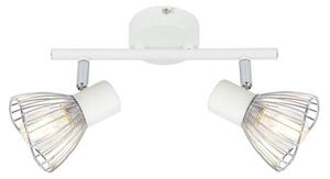 Biała lampa reflektorowa na listwie - V170-Portia