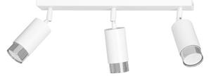 HIRO 3 WHITE-CHROME 962/3 nowoczesny regulowany spot LED sufitowy biało srebrny
