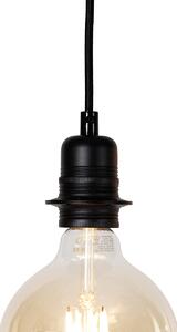 Inteligentna lampa wisząca czarna w zestawie 2 WiFi G125 - Cava Oswietlenie wewnetrzne