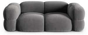 Szara aksamitna sofa 210 cm Loretto – Cosmopolitan Design