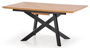 Prostokątny rozkładany stół w kolorze orzecha - Zirkos