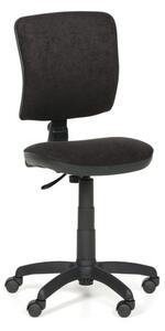 Biurowe krzesło MILANO II bez podłokietników - czarny