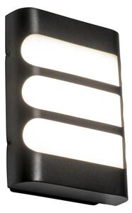 Nowoczesna lampa ścienna czarna w tym LED IP44 - Gaev