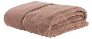 Brązowy koc z mikropluszu 150x200 cm Tomo – Tiseco Home Studio