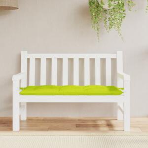 Poduszka na ławkę ogrodową, jasnozielona 120x50x7 cm, tkanina