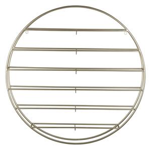 Wiszący metalowy regał na wino w kolorze złota liczba butelek 12 80x80x9 cm Redondo – PT LIVING