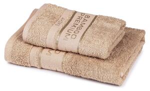 4Home Komplet Bamboo Premium ręczników beżowy