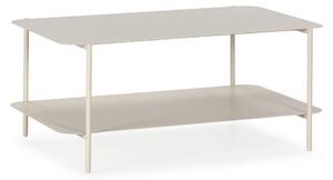 Kremowy metalowy stolik 58x90 cm Beatrix – MOME