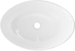 Mexen Sonia szklana umywalka nablatowa 54 x 37 cm, biała - 24145430