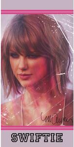 Różowy bawełniany ręcznik dziecięcy 70x140 cm Swiftie – Jerry Fabrics