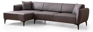Ciemnoszara sofa narożna Belissimo, narożnik lewy – Balcab Home