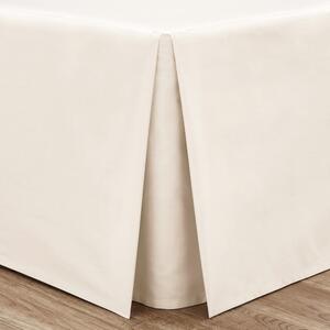 Kremowy pokrowiec na ramę łóżka z perkalu 90x190 cm Easy Iron Percale – Catherine Lansfield