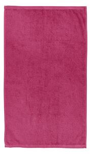 Ciemnoróżowy bawełniany ręcznik szybkoschnący/frotte 50x85 cm Quick Dry – Catherine Lansfield