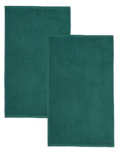 Ciemnozielone bawełniane ręczniki kąpielowe szybkoschnące/frotte zestaw 2 szt. 90x140 cm Quick Dry – Catherine Lansfield