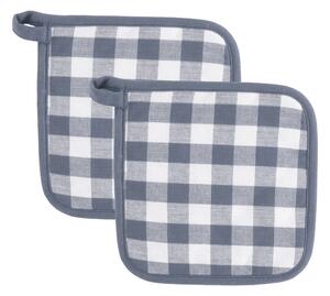 Bawełniane rękawice kuchenne zestaw 2 szt. Gingham – Tiseco Home Studio