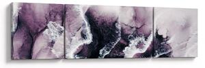 Obraz - Fioletowy marmur N⁰2 (170x50 cm)