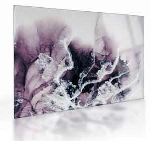 Obraz na szkle - Fioletowy marmur N⁰2 (70x50 cm)
