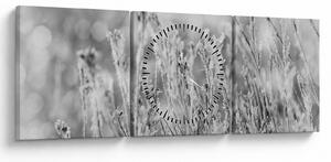 Obraz - Mroźna zima (z zegarem) (90x30 cm)