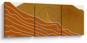 Obraz - Spacefrog design mountain N⁰1 (z zegarem) (90x30 cm)