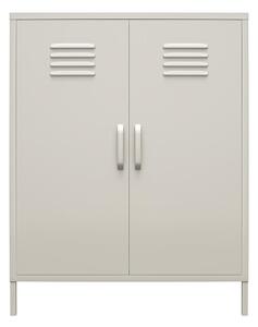 Jasnoszara metalowa szafka 79x100x39 cm Bradford – Støraa